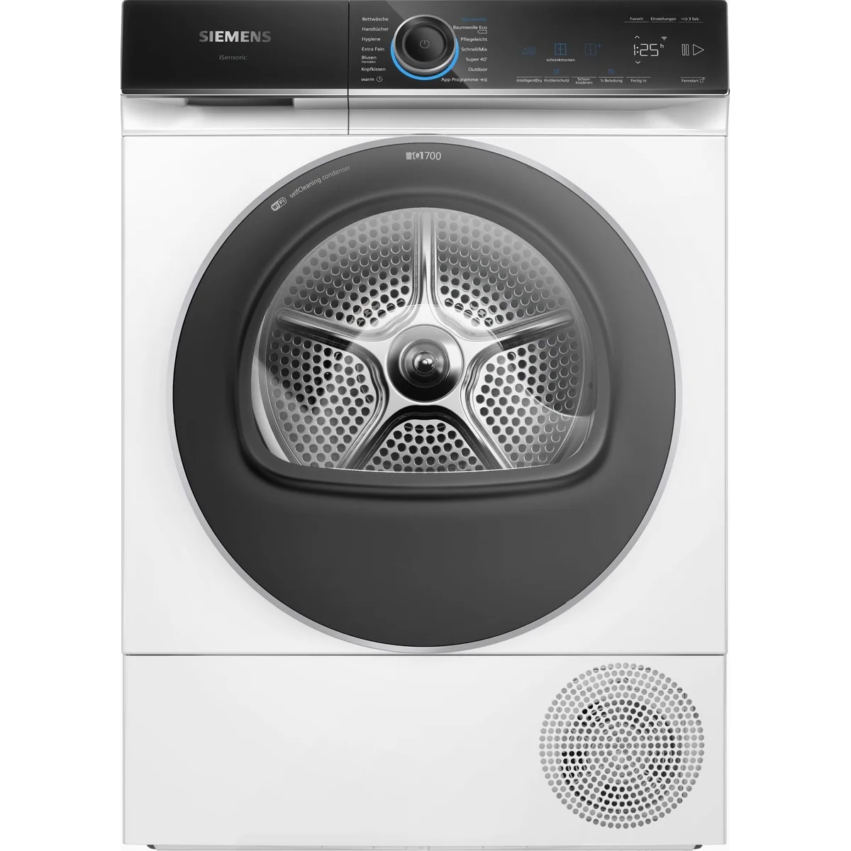 SIEMENS WQ45B2B40 Wärmepumpentrockner, selbstreinigender Kondensator, 9 kg Fassungsvermögen
