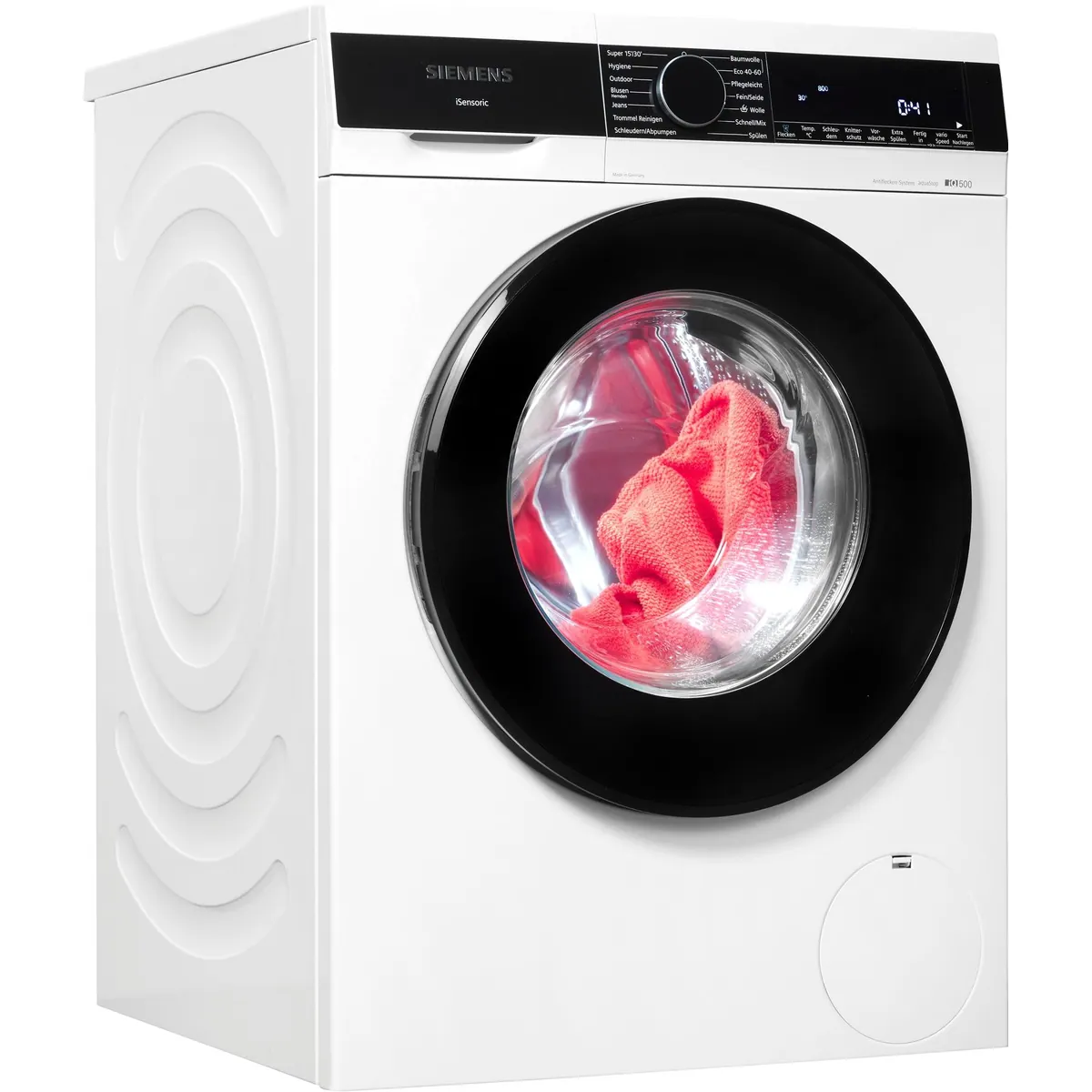 SIEMENS Waschmaschine IQ500 WG44G21ECO, 9 kg Fassungsvermögen, 1400 U/min, Made in Germany