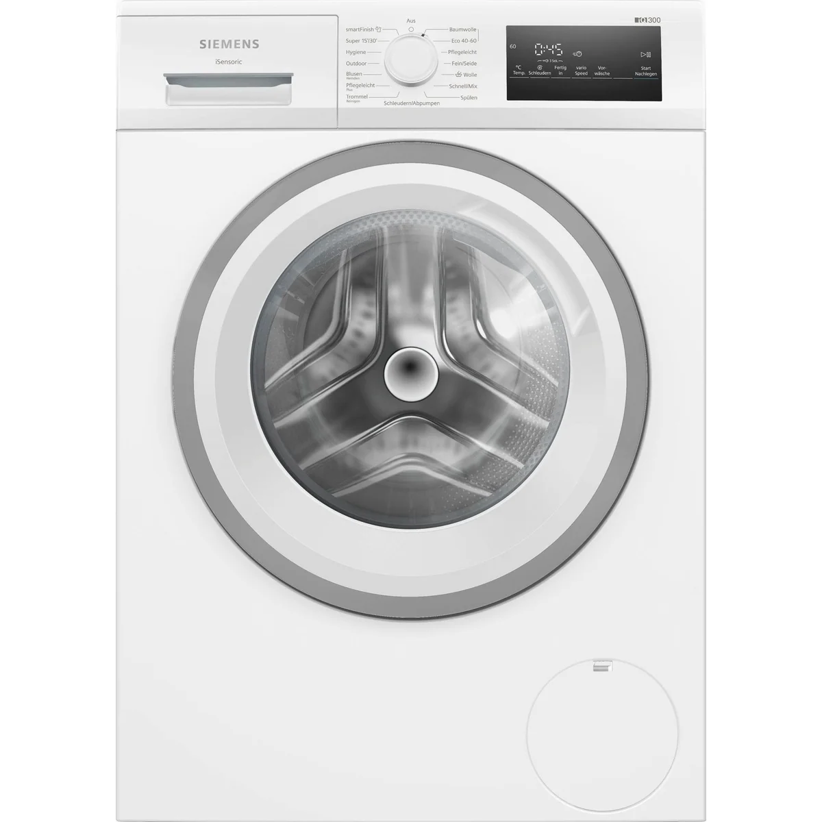 SIEMENS WM14N127 Waschmaschine, 8 kg, 1400 U/min, AquaStop, Dampffunktion