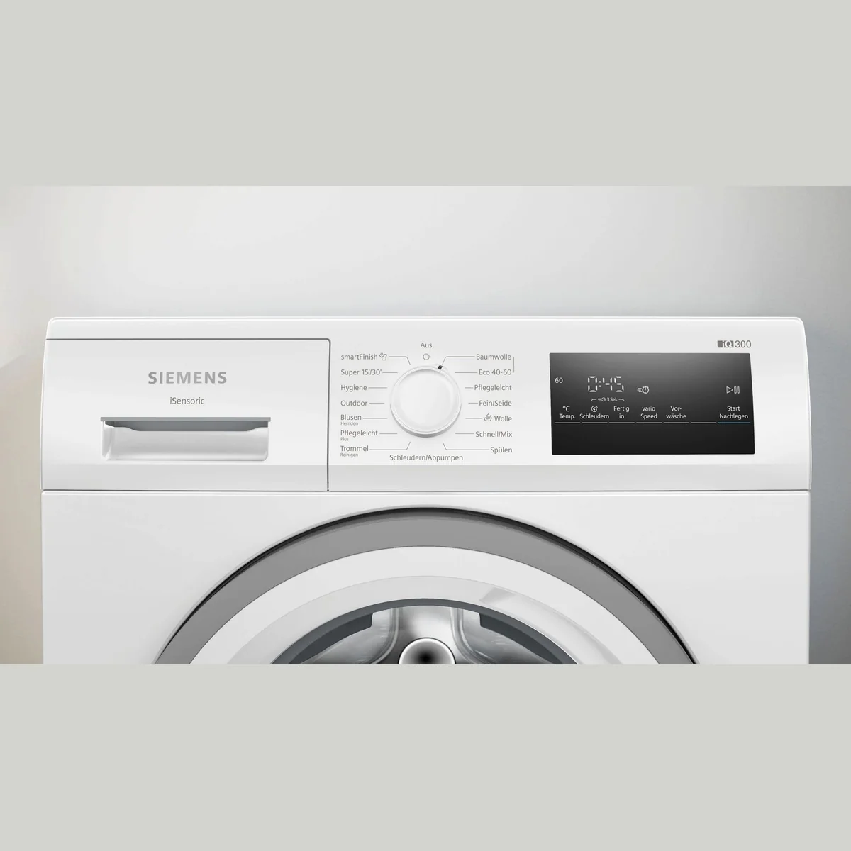 SIEMENS WM14N127 Waschmaschine, 8 kg, 1400 U/min, AquaStop, Dampffunktion 2