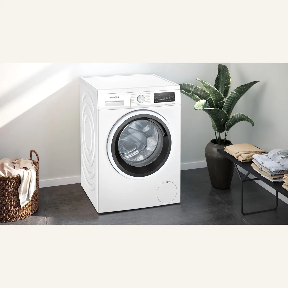 SIEMENS WU14UT42 Waschmaschine, 9 kg, 1400 U/min, aquaStop — Energieeffizienz A, Nachlegefunktion, Kurzprogramme 4