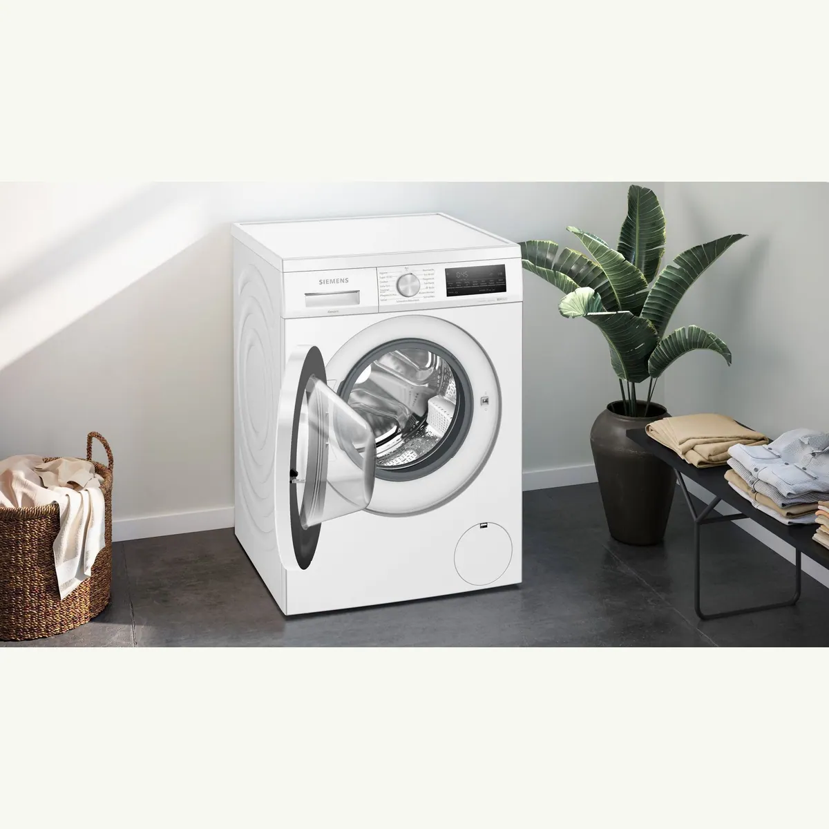 SIEMENS WU14UT42 Waschmaschine, 9 kg, 1400 U/min, aquaStop — Energieeffizienz A, Nachlegefunktion, Kurzprogramme 5