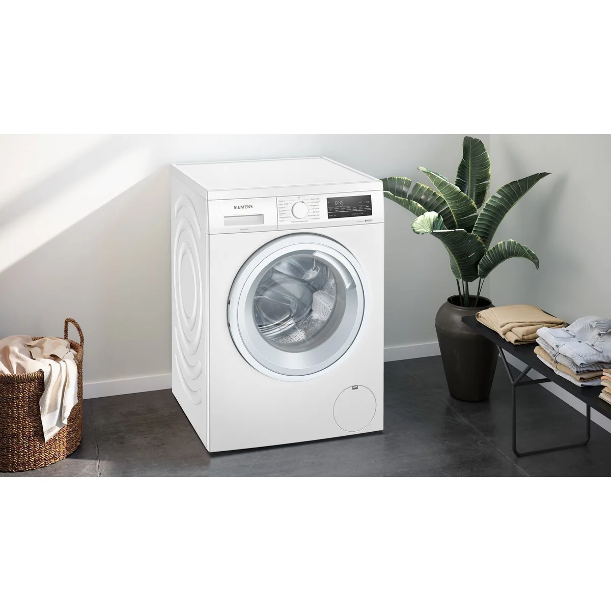 SIEMENS WU14UT22 Waschmaschine, 9 kg, 1400 U/min, Unterbaufähig, Nachlegefunktion 5