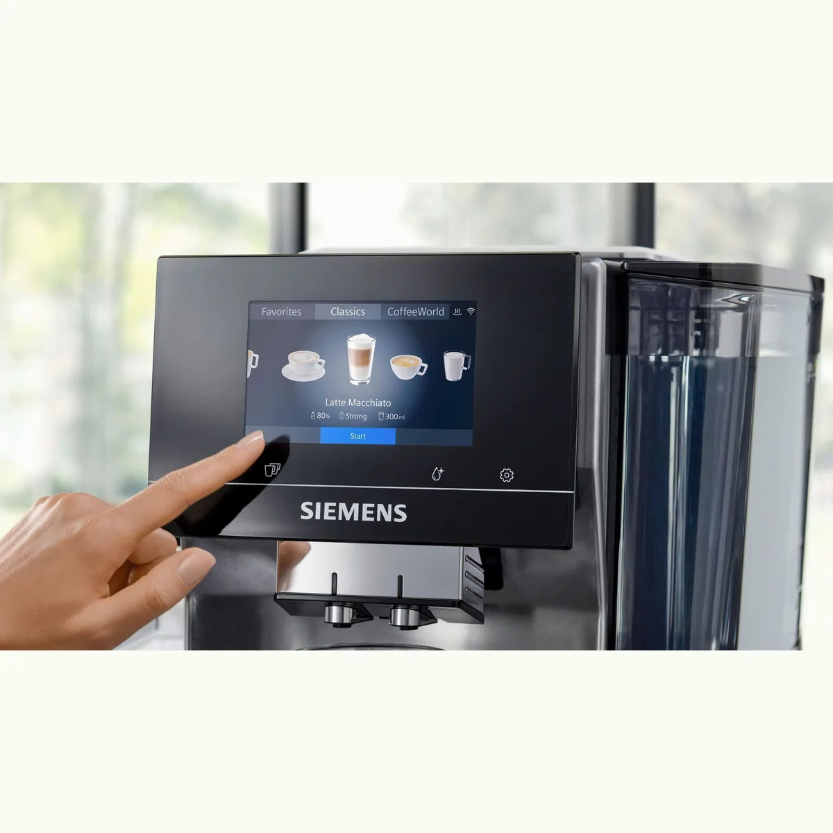 SIEMENS EQ700 integral TQ717D03, Cold Brew, intuitives 5" TFT-Display 3