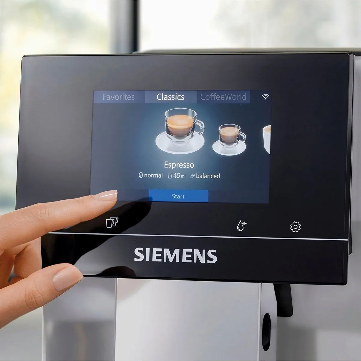 SIEMENS EQ.700 Kaffeevollautomat, intuitive Bedienung, vielfältige Rezepte, Aroma-Optimierung 2