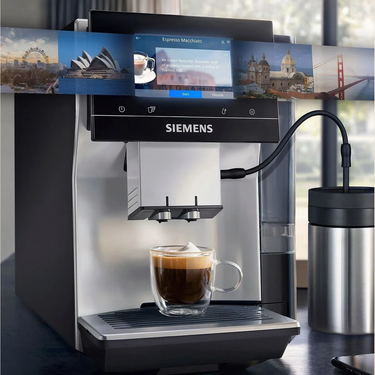 SIEMENS EQ.700 Kaffeevollautomat, intuitive Bedienung, vielfältige Rezepte, Aroma-Optimierung 5