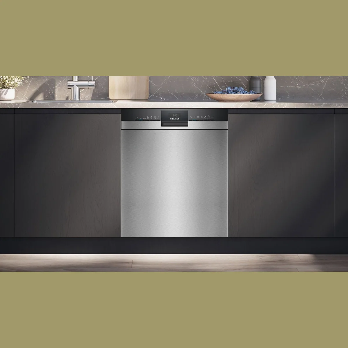 SIEMENS iQ300 SN43ES04TE Unterbaugeschirrspüler, 13 Maßgedecke, Automatische Türöffnung, Flexible Körbe 2