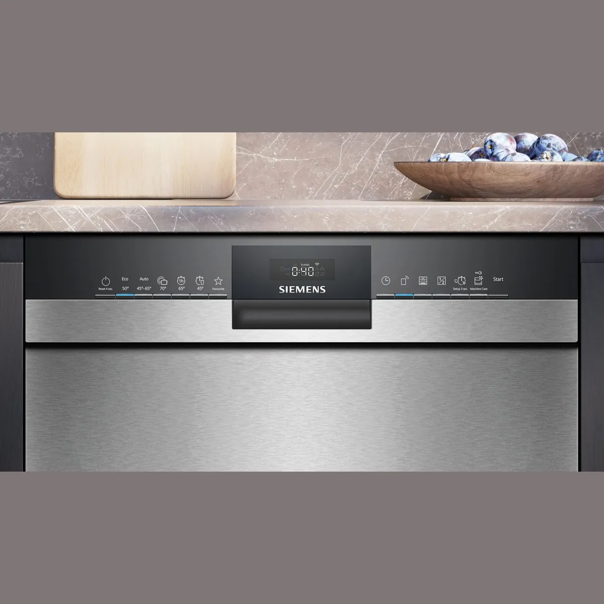 SIEMENS iQ300 SN43ES04TE Unterbaugeschirrspüler, 13 Maßgedecke, Automatische Türöffnung, Flexible Körbe 3