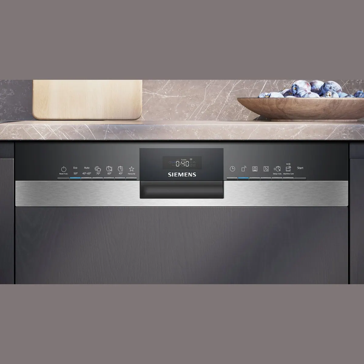 SIEMENS iQ300 Geschirrspüler SN53ES28AE, 13 Maßgedecke, flexible Körbe, Spülturbo varioSpeed 4