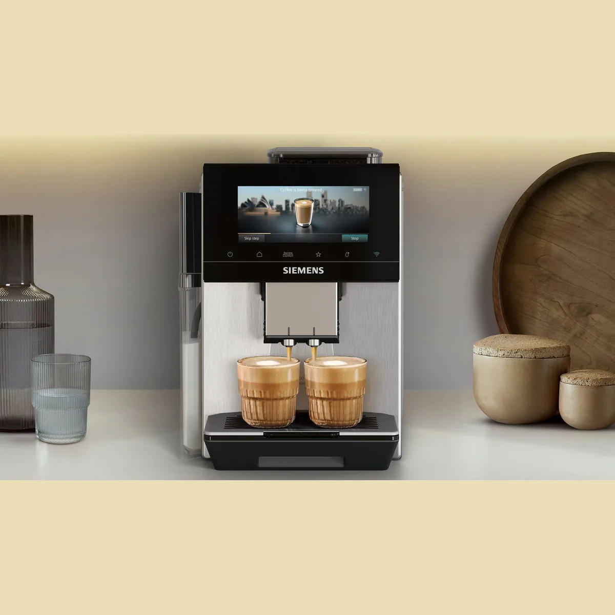 SIEMENS EQ900 TQ923EZ3 Kaffeevollautomat, individuelle Aromaeinstellung, 41 Getränke, TFT-Display 4
