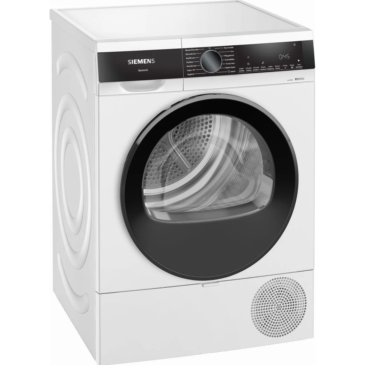 SIEMENS iQ500 WQ33G2D01 Wärmepumpentrockner, einfache Reinigung, Outdoor-Programm