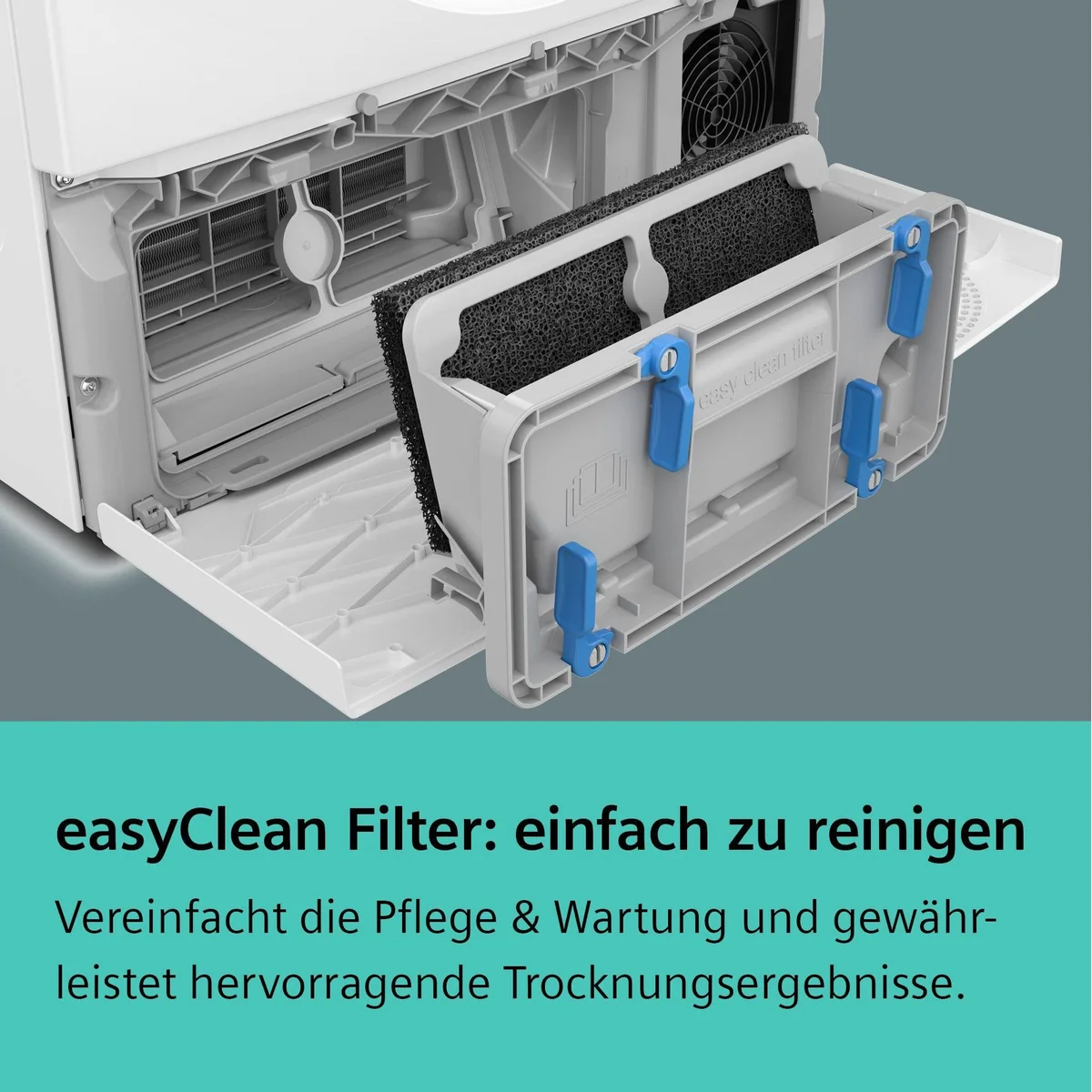 SIEMENS iQ500 WQ33G2D01 Wärmepumpentrockner, einfache Reinigung, Outdoor-Programm 2