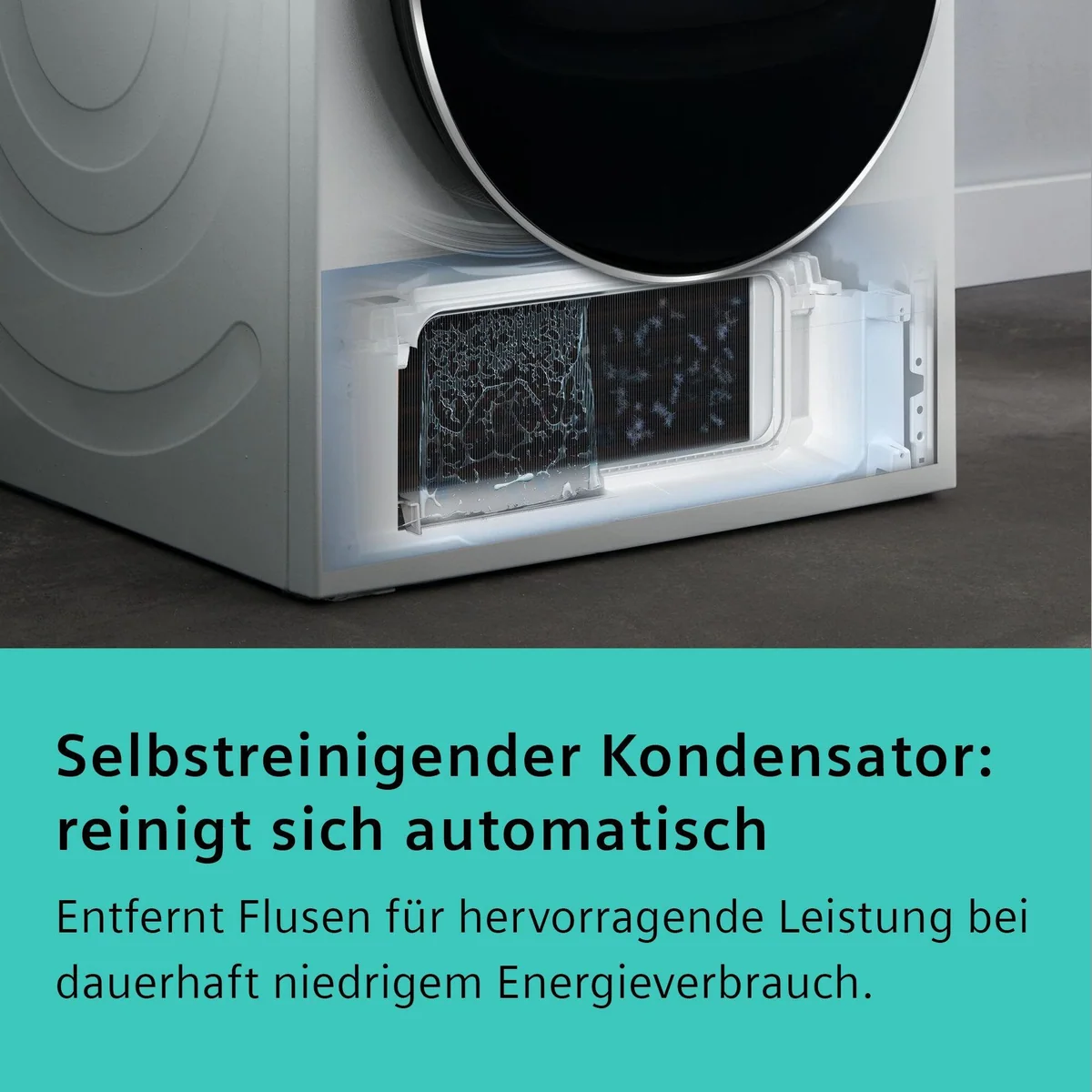 SIEMENS iQ700 WR47B2C40 Wärmepumpentrockner, energieeffizient und zeitsparend 2