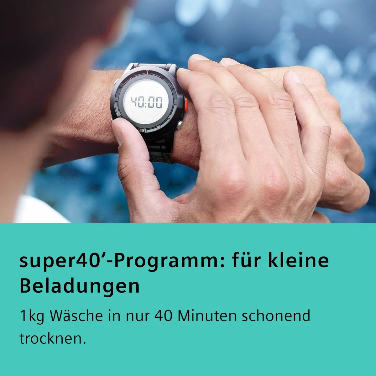 SIEMENS iQ700 WR47B2C40 Wärmepumpentrockner, energieeffizient und zeitsparend 4
