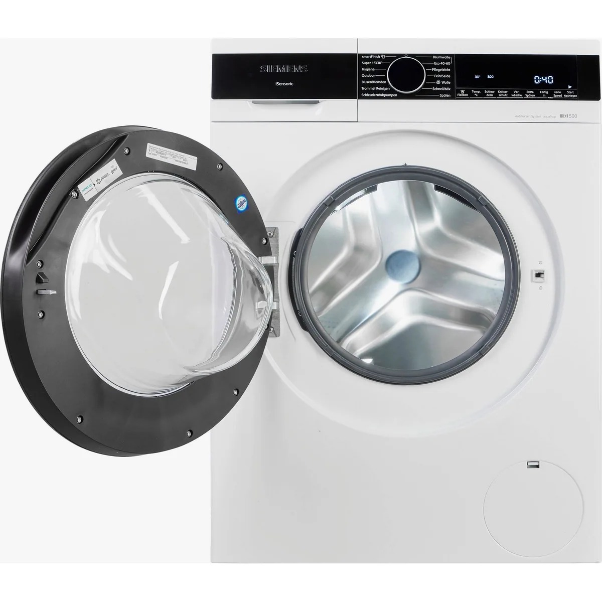 SIEMENS Waschmaschine iQ500 WG56G2Z41, 10 kg, 1600 U/min, Antiflecken-System 4