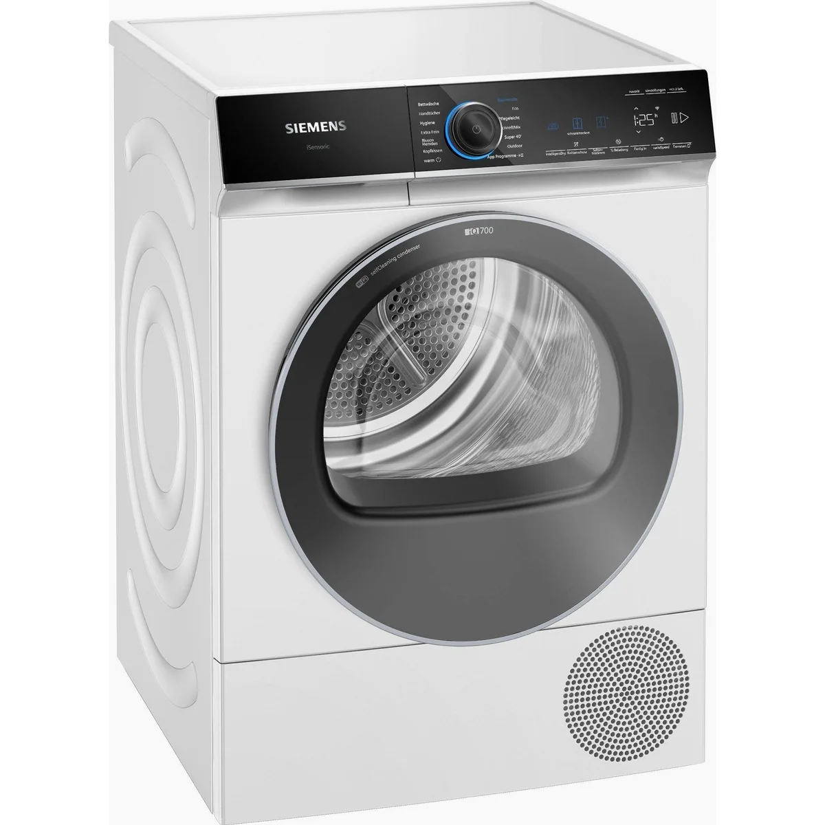 SIEMENS iQ700 WQ46B2D41 Wärmepumpentrockner, leise mit 56 dB, selbstreinigender Kondensator