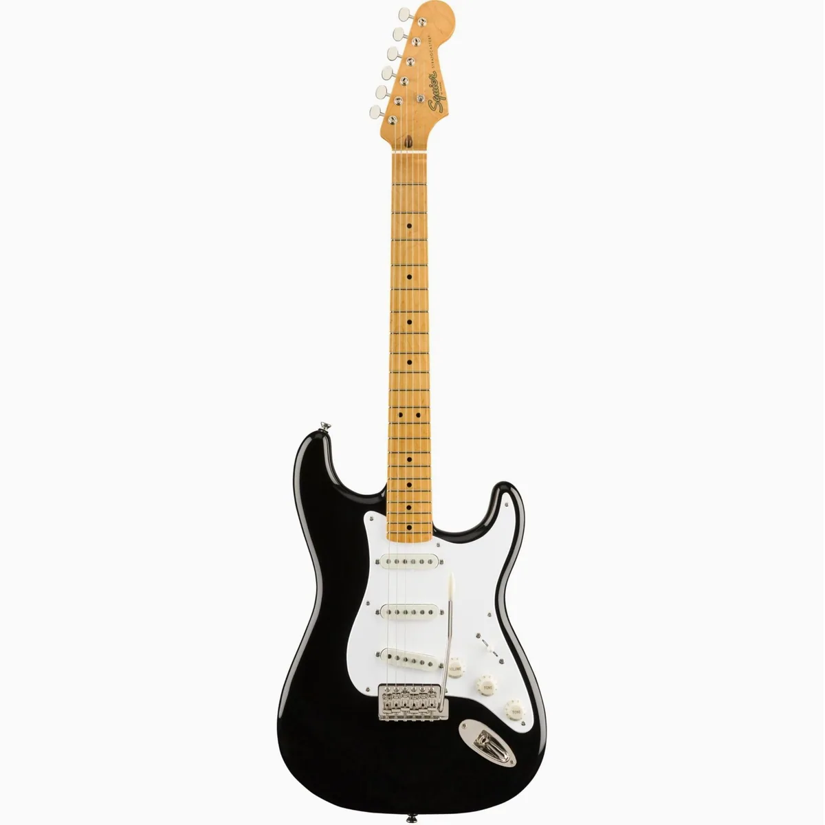Squier Classic Vibe '50s Stratocaster MN Black, Nyatoh-Korpus, Alnico-Pickups 3