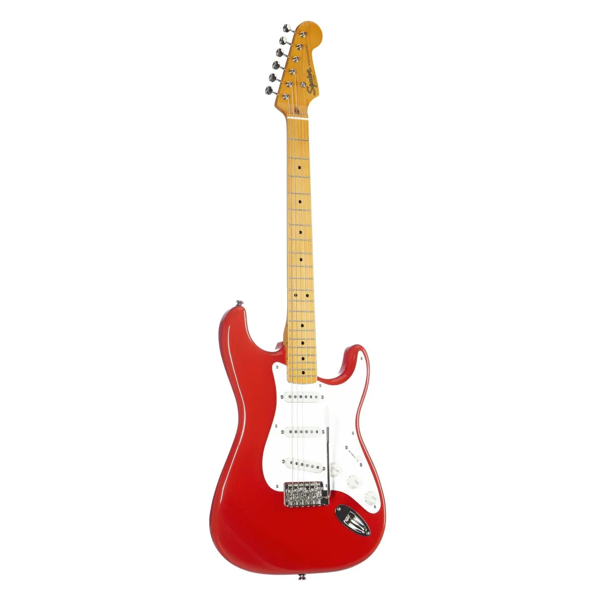 Squier Classic Vibe '50s Stratocaster MN Fiesta Red, Vintage-Style Tremolo, Alnico-Pickups
