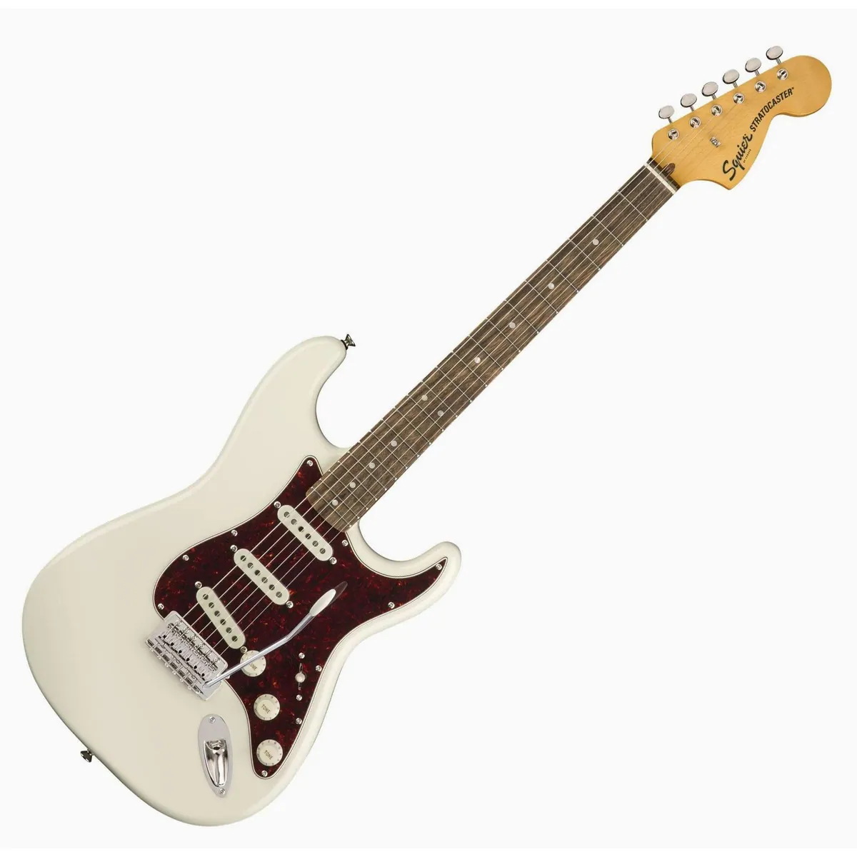 Squier Classic Vibe '70s Stratocaster, Alnico-Ton & Vintage-Tremolo — Olympic White