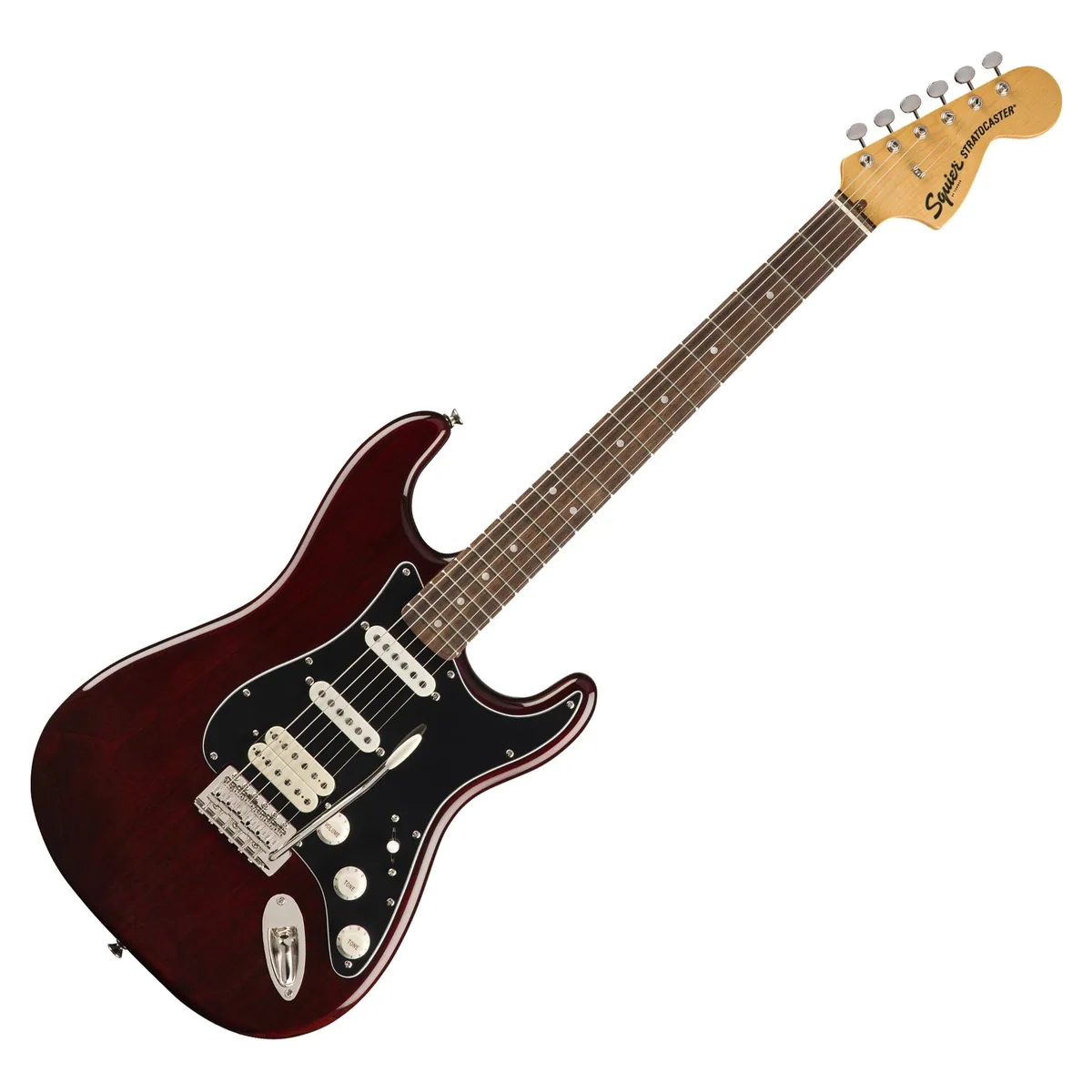 Squier Classic Vibe '70s Stratocaster HSS, vielseitige Klangvielfalt in Walnut
