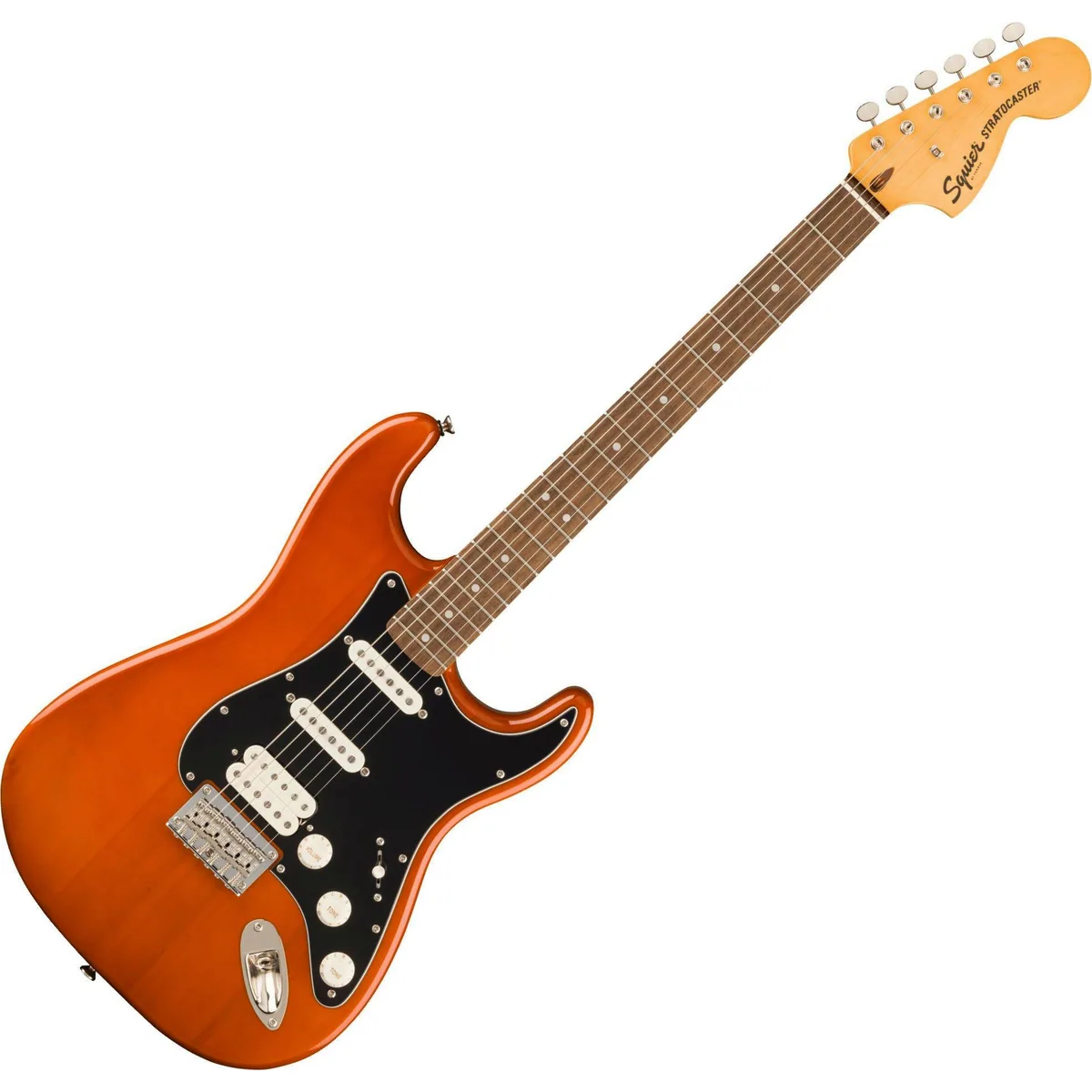 Squier Classic Vibe '70s Stratocaster HT HSS Mocha, vielseitige HSS-Pickups & Hardtail-Bridge