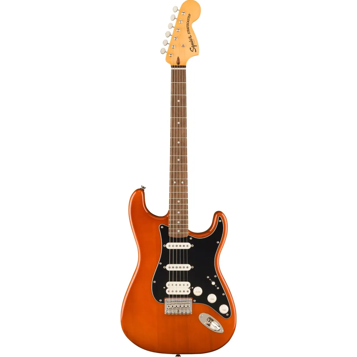 Squier Classic Vibe '70s Stratocaster HT HSS Mocha, vielseitige HSS-Pickups & Hardtail-Bridge 2