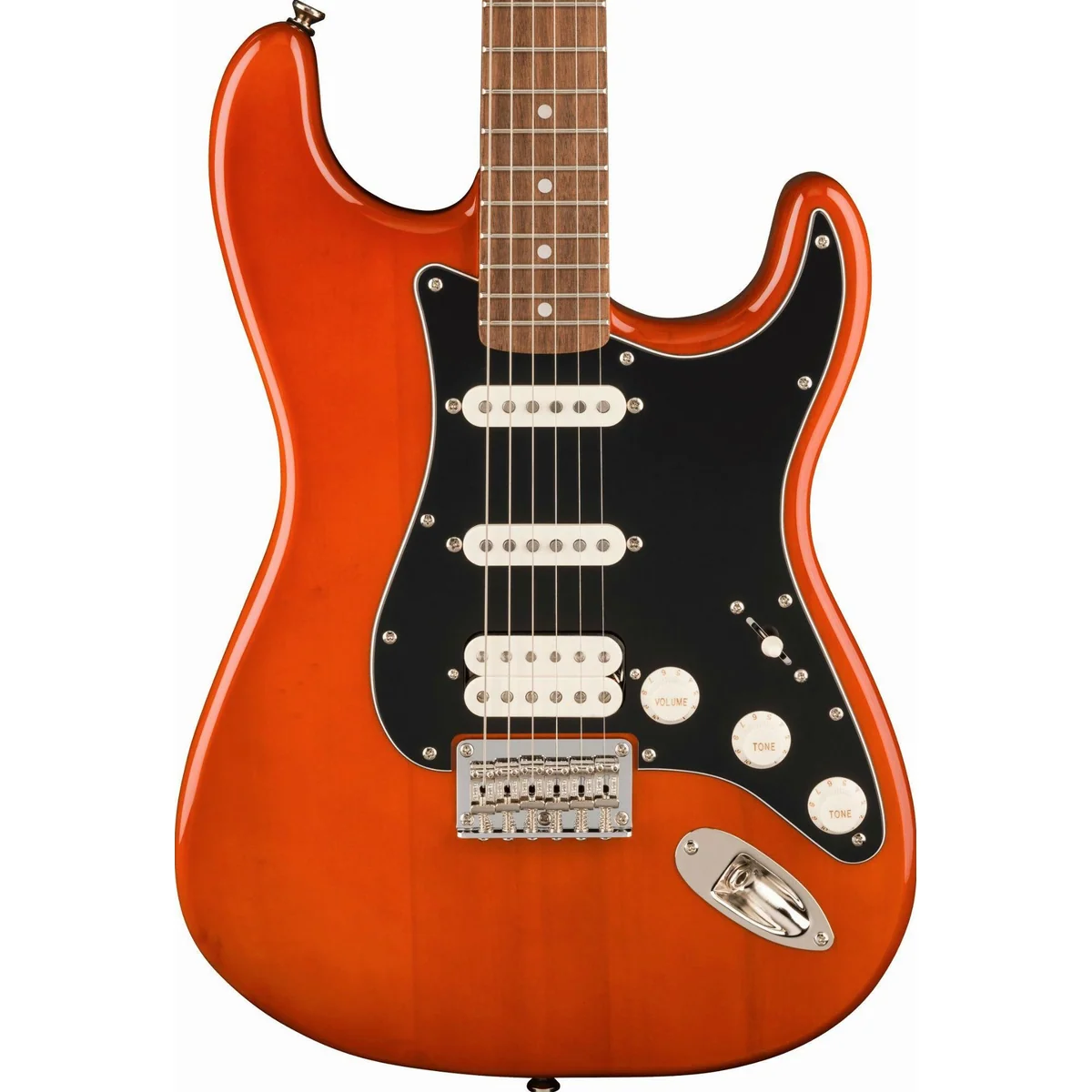 Squier Classic Vibe '70s Stratocaster HT HSS Mocha, vielseitige HSS-Pickups & Hardtail-Bridge 4