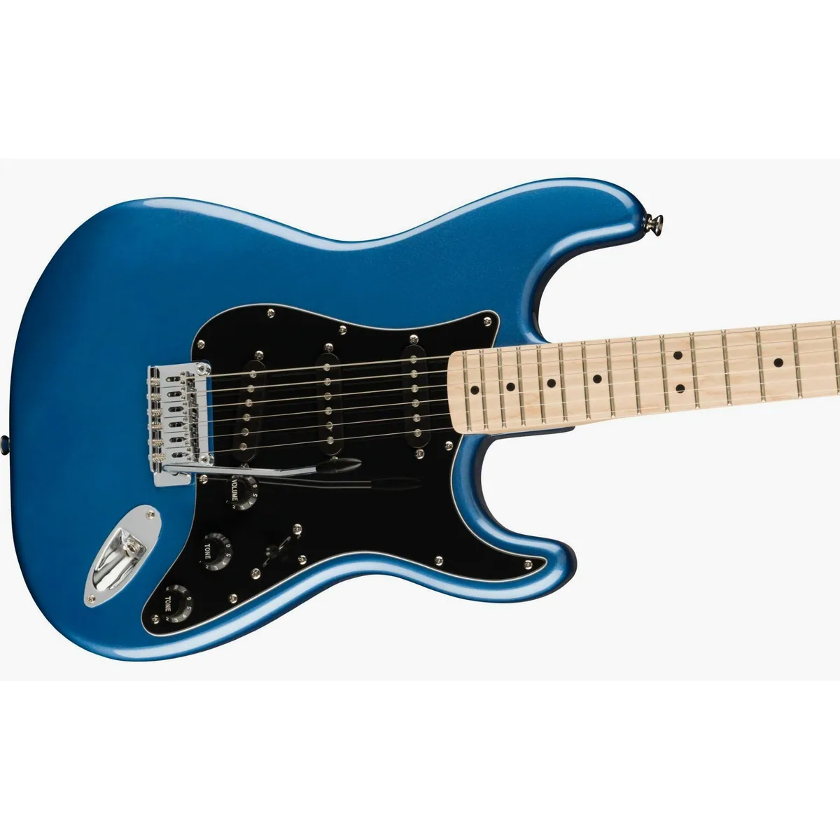 Squier Affinity Series Stratocaster MN, vielseitige Klangvielfalt in Lake Placid Blue 4