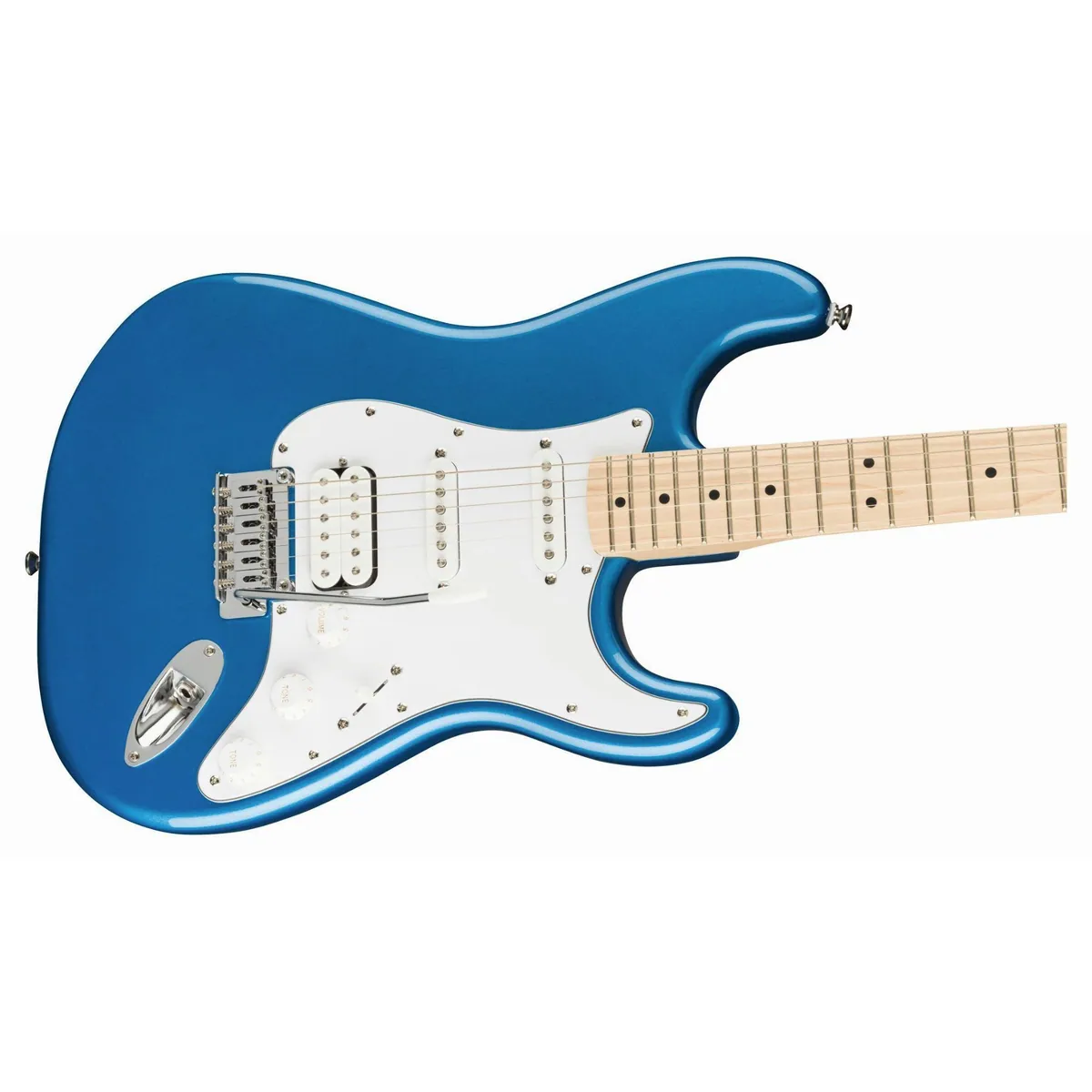 Squier Affinity Stratocaster HSS, vielseitige E-Gitarre mit Verstärker und Zubehör 4