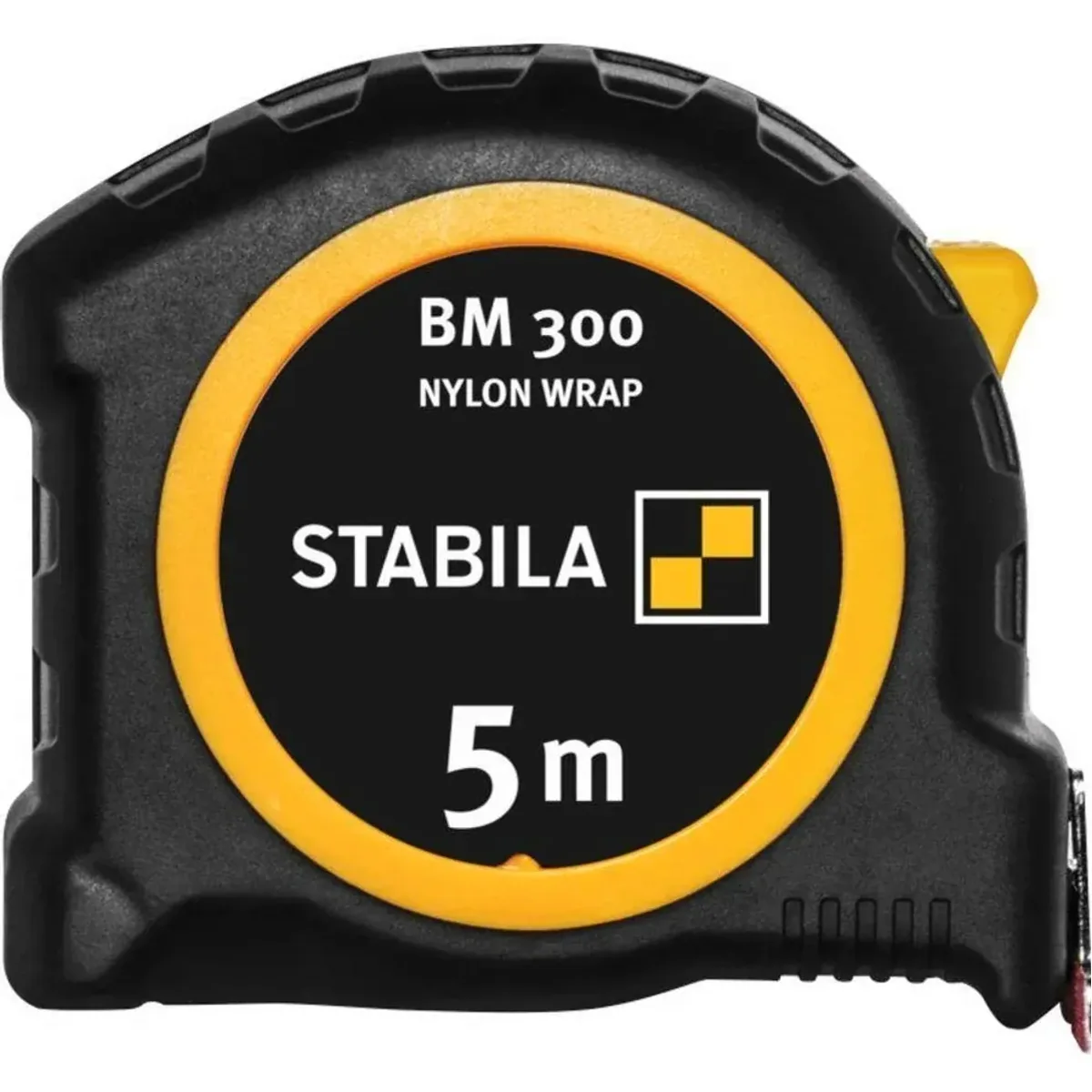 Stabila BM 300 Maßband, 5 m, doppelseitige metrische Skala, kompakt und robust