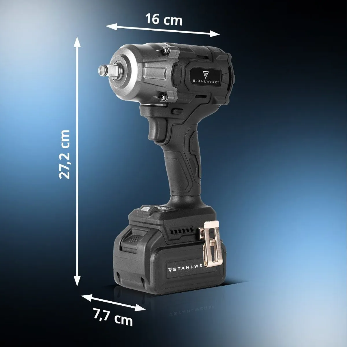 STAHLWERK Akku-Schlagschrauber ADS-880 ST, 880 Nm Drehmoment, 2350 U/min — kompakt, leistungsstark, vielseitig 5