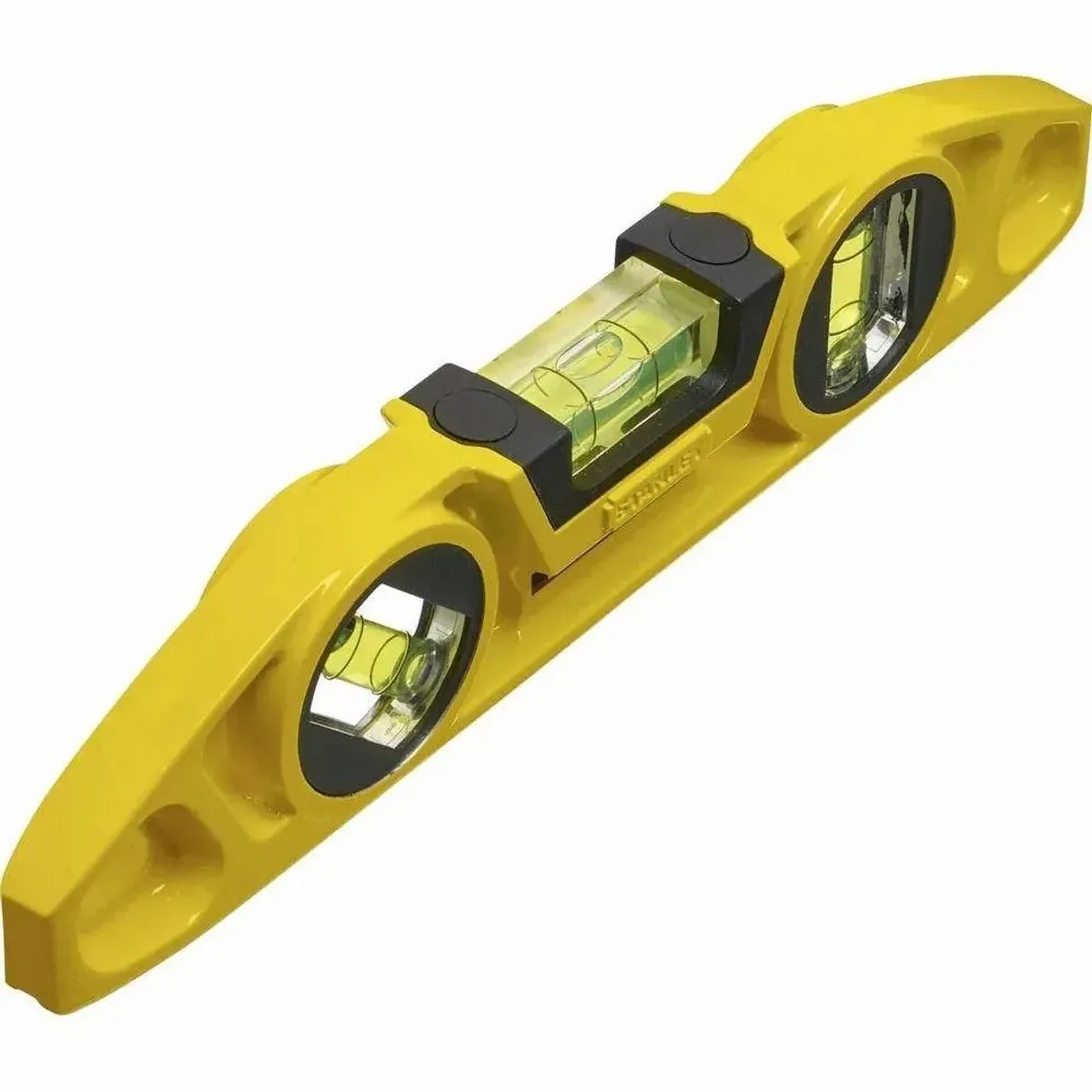 Stanley Wasserwaage Torpedo FatMax Alu, präzise Messung, kompakte Größe, robustes Design