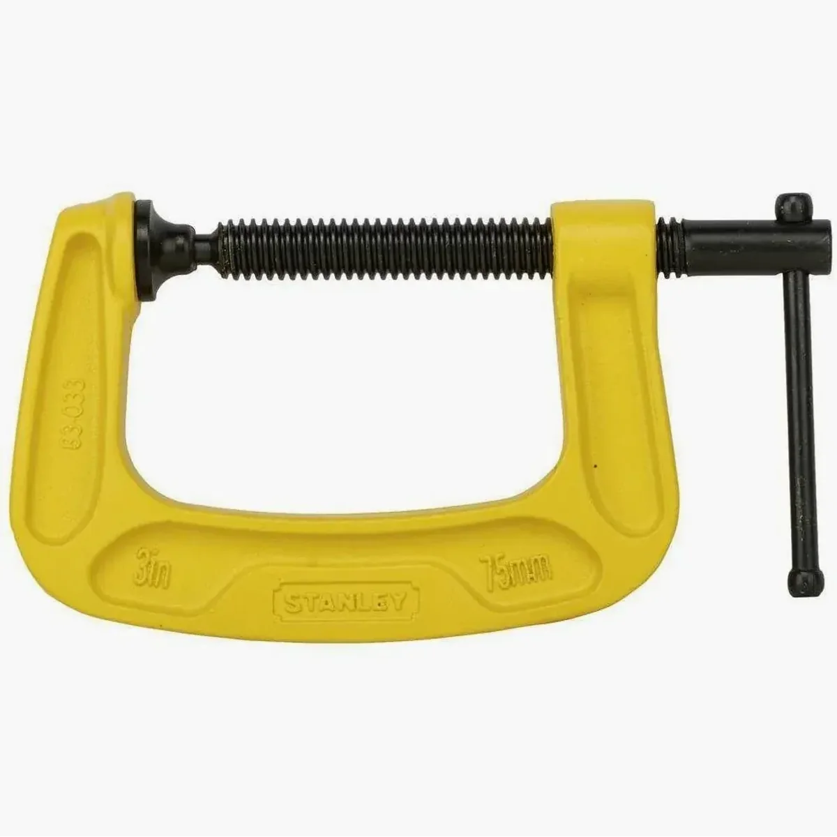 Stanley MaxSteel Schraubzwinge, 75 mm, hohe Stabilität und Präzision