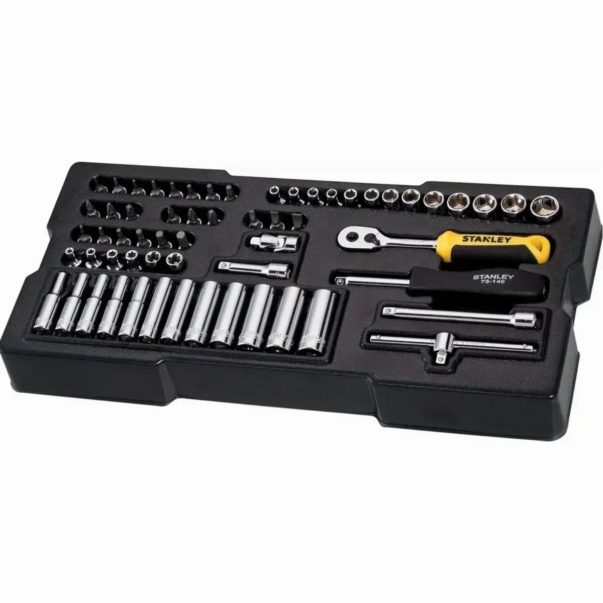 Stanley Steckschlüssel STMT1-74175, 60-teilig, hochwertige Materialien, ergonomischer Handgriff