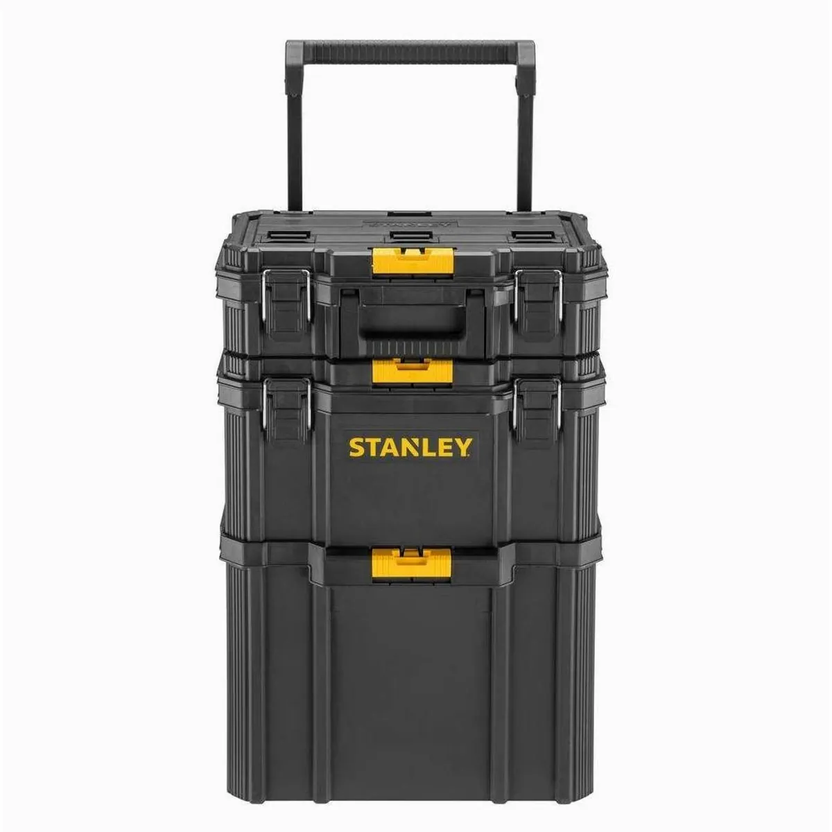STANLEY Quiklink Rolling Workshop, 3-teiliges Set, robuste Räder, komfortabler Teleskopgriff 4
