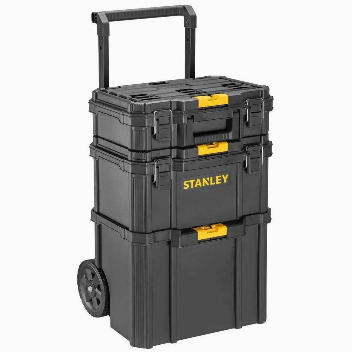 STANLEY Quiklink Rolling Workshop, 3-teiliges Set, robuste Räder, komfortabler Teleskopgriff 5