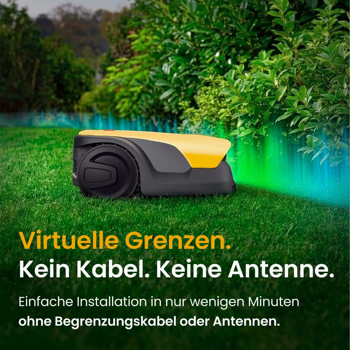 STIGA GARDEN A 6v Rasenmähroboter, App-Steuerung, KI-Navigation, für bis zu 600 m² 2