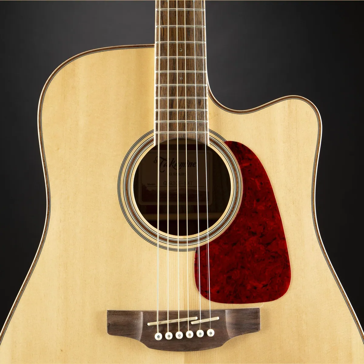 Takamine GD93CE-NAT Westerngitarre, massive Fichtendecke, Elektroakustisch, Cutaway 5