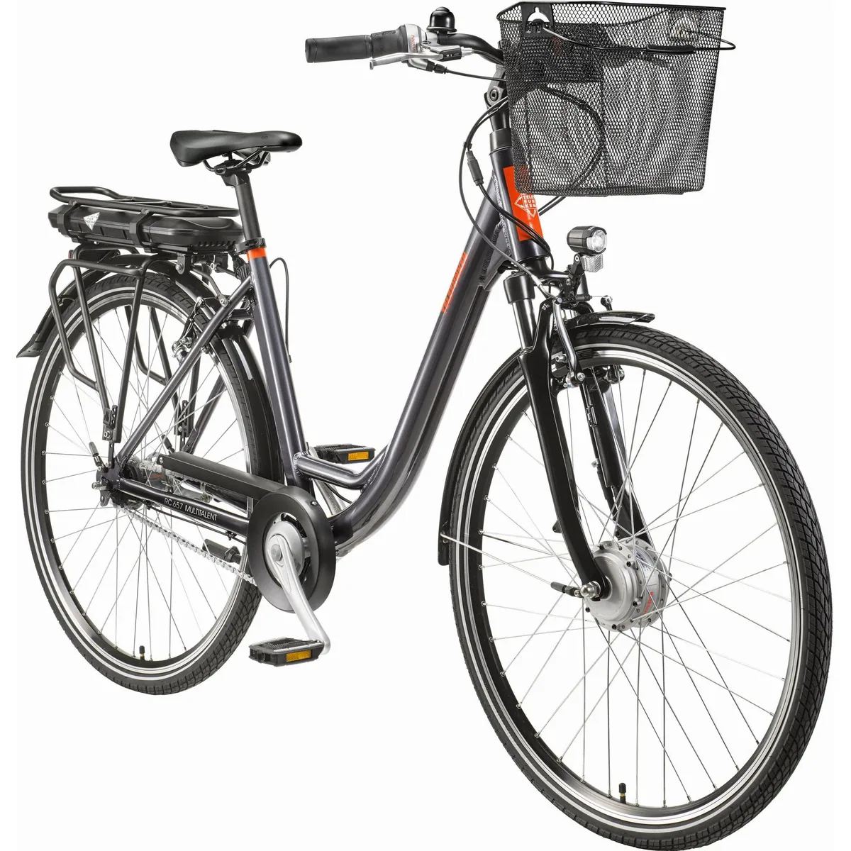 Telefunken RC657 E-Bike Cityrad, 250W Frontmotor, 7-Gang Nabenschaltung, 536,5 Wh Akku 2