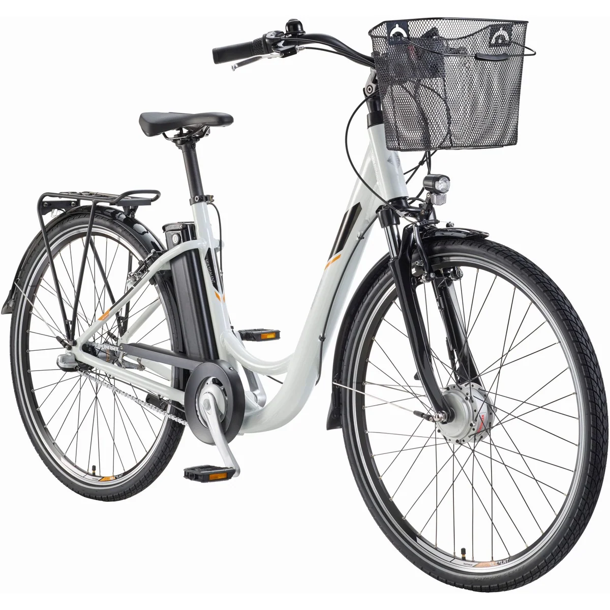 Telefunken E-Bike RC830, 250 W Frontmotor, 531,3 Wh Akku, 3-Gang Shimano Nexus