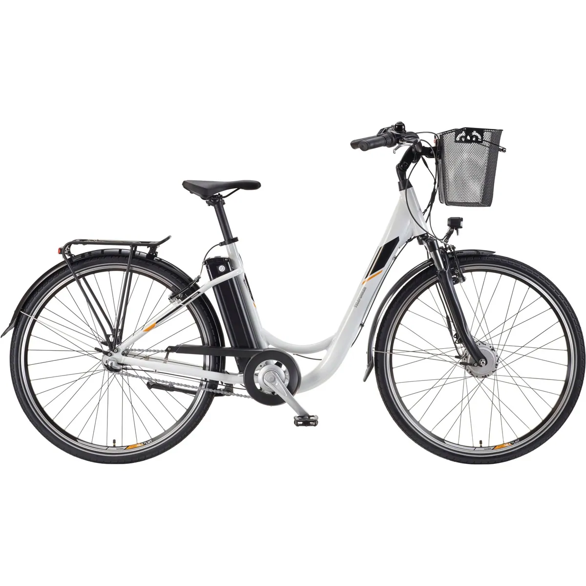 Telefunken E-Bike RC830, 250 W Frontmotor, 531,3 Wh Akku, 3-Gang Shimano Nexus 2