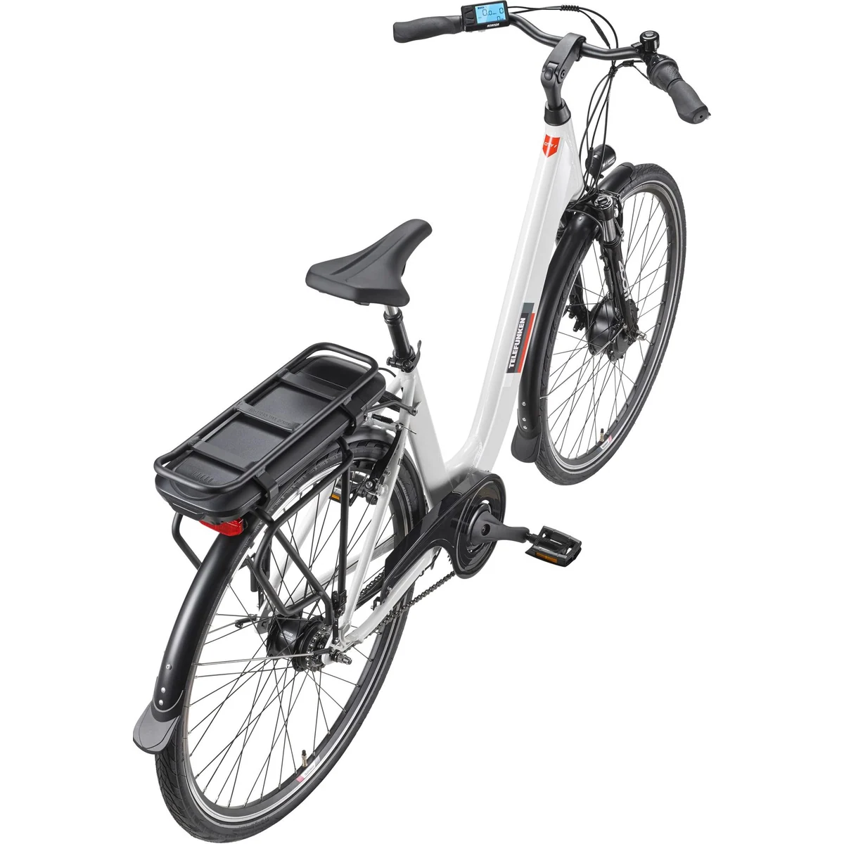 Telefunken RC845 E-Bike Cityrad, 7-Gang Nabenschaltung, Frontmotor — 468 Wh Akku, 28 Zoll, tiefer Einstieg 3
