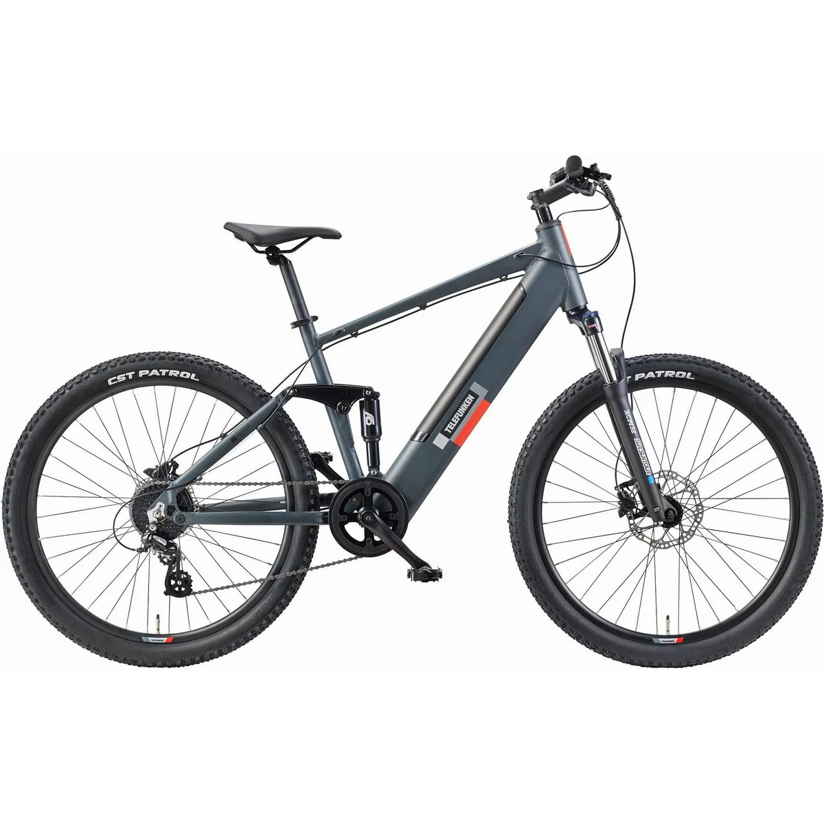 Telefunken E-Bike Aufsteiger M936, leistungsstarker Heckmotor, 8-Gang Shimano Schaltung