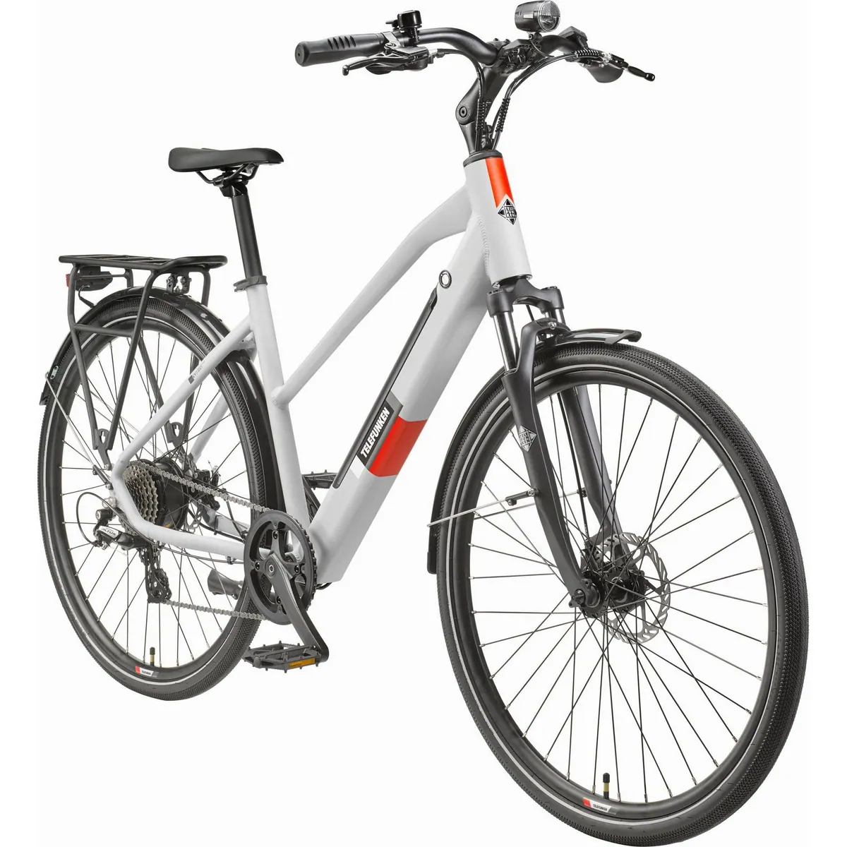 Telefunken E-Bike Trekkingrad Expedition XT490, 250 W Heckmotor, 417,6 Wh Akku, Shimano 8-Gang 2