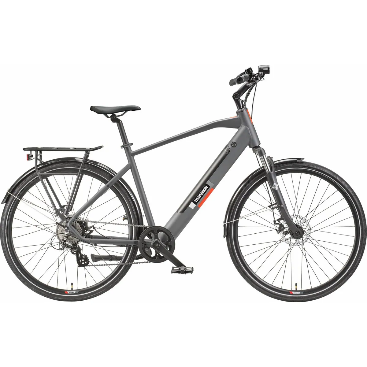 Telefunken E-Bike Trekkingrad E-Trekking Expedition XT490 Herren, 250 W Heckmotor, 8-Gang Shimano, 28 Zoll