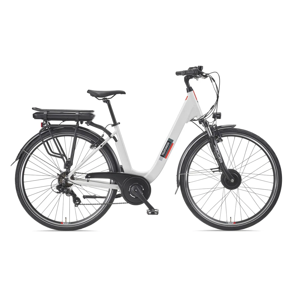 Telefunken E-Bike RC826, 250 W Frontmotor, 7-Gang Schaltung, tiefer Einstieg