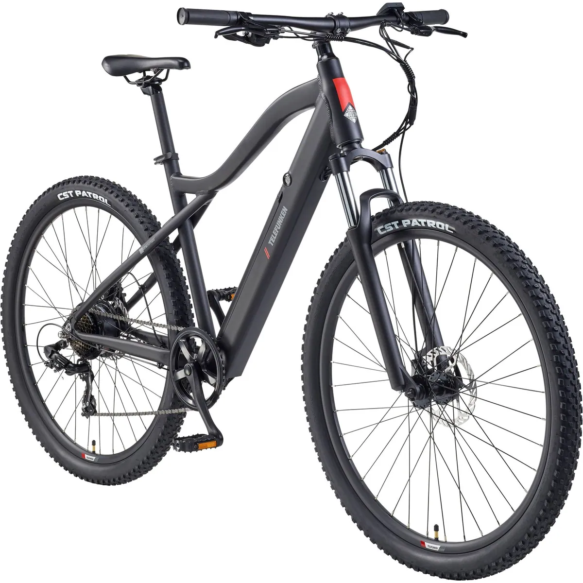 Telefunken MT922 E-Bike Mountainbike, 250W Heckmotor, 29 Zoll, 7-Gang Shimano