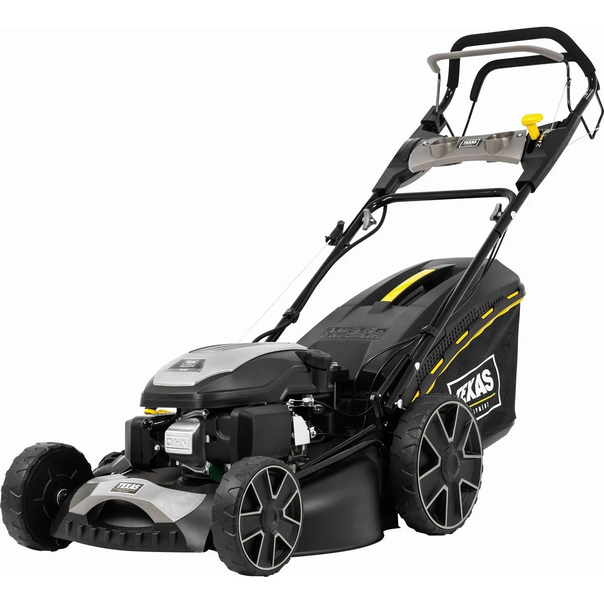 Texas Razor 5151TR/WE Benzinrasenmäher, 51 cm Schnittbreite, Elektrostart, 4-in-1 Funktion
