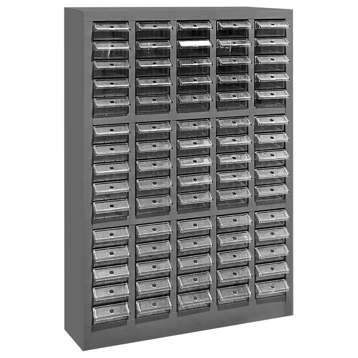 TK-Handel Sortimentskasten Metall, 75 Schubladen, sturzsicher, robust, vielseitig