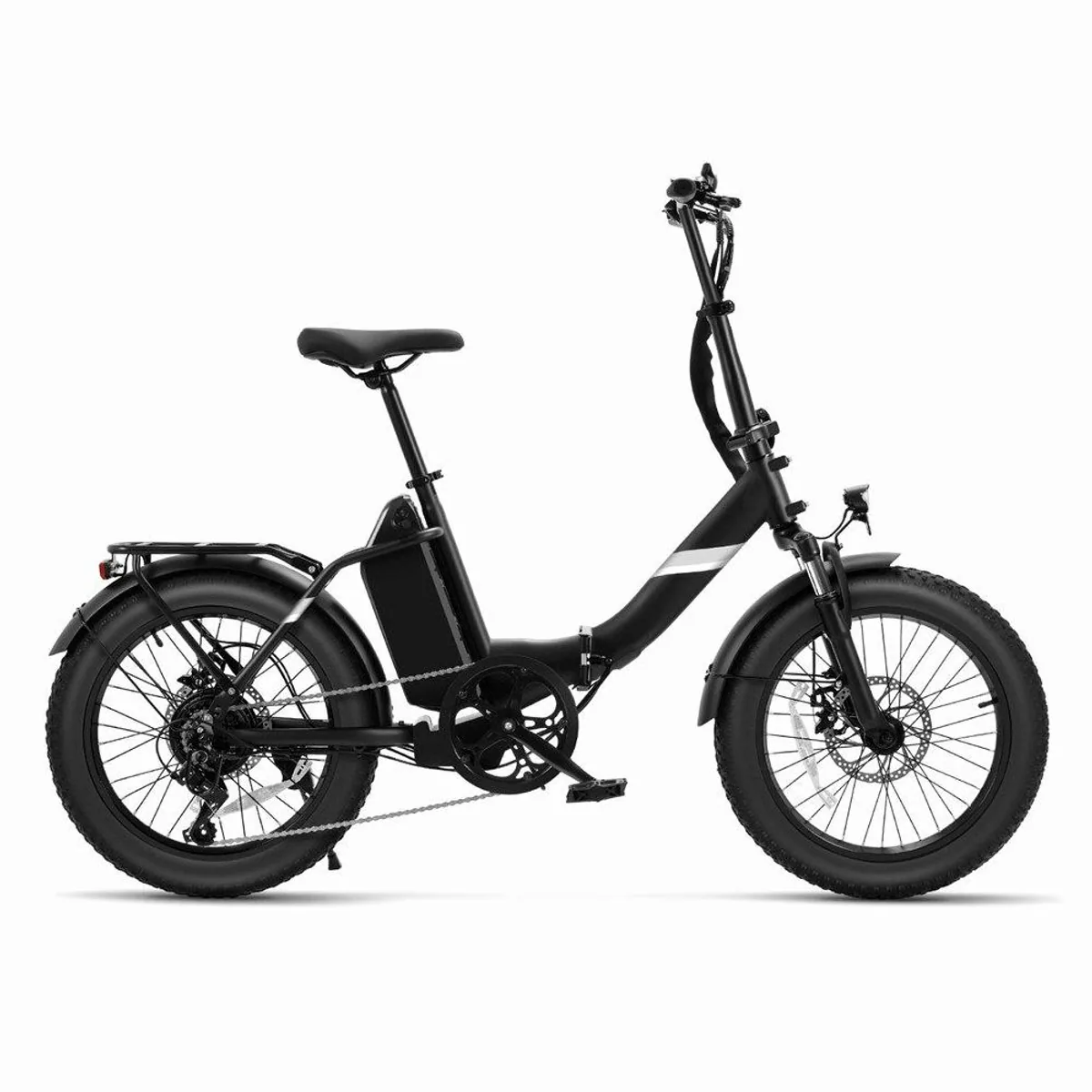 Touroll S3 E-Bike, leistungsstarker Motor, abnehmbarer Akku, 20" Fat-Reifen
